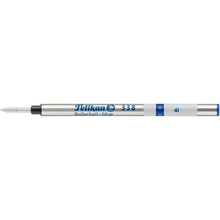 Pack De 10 Unidades Pelikan Recambio Roller 338 M - Universal - Para Boligrafo 338 - Facil De Cambiar - Azul