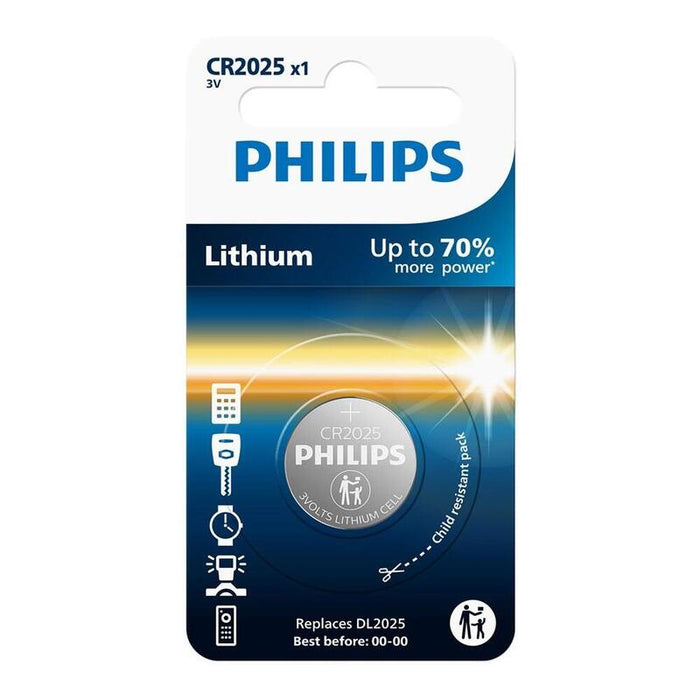 Pack De 10 Unidades - Pila Litio Cr2025 3 V, Blíster