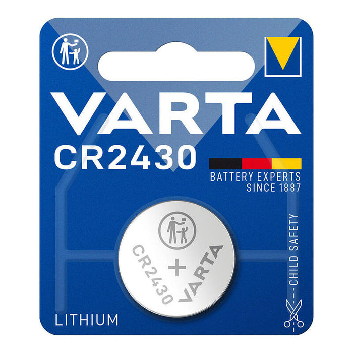 Pack De 10 Unidades - Pila Varta Cr2430 3v (Blister 1 Unid.) Ø24,5x3mm