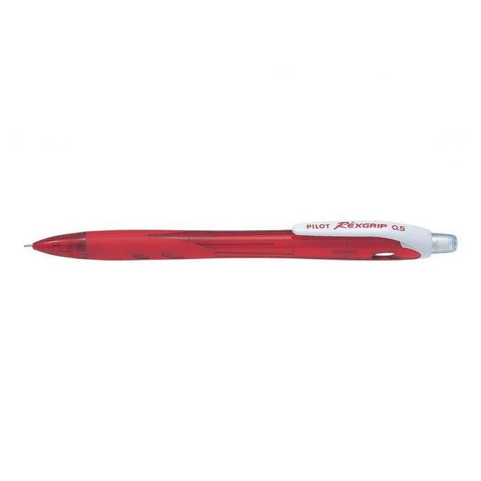 Pack De 10 Unidades Pilot Portaminas Rexgrip Begreen - Trazo 0.5mm - Mina Hb - 71,9% Plastico Reciclado - Cuerpo Rojo