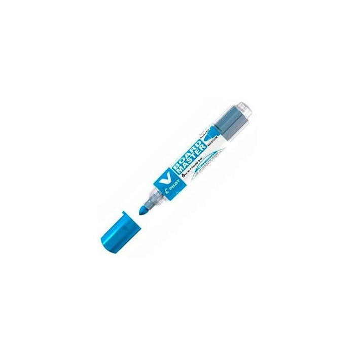 Pack De 10 Unidades Pilot Rotulador Pizarra Blanca V Board Master Recargable Azul