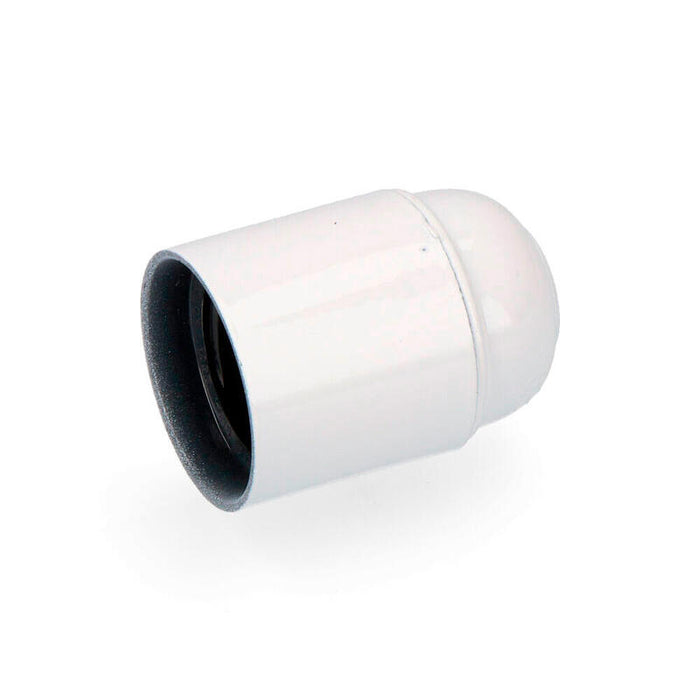 Pack De 10 Unidades - Portalamparas Bk. Reforzado E-27 Blanco (Retractilado) Edm