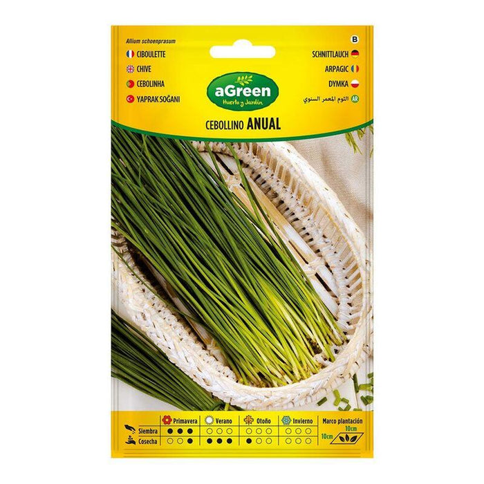Pack De 10 Unidades - Sobre Con Semillas De Cebollino Anual 000239bolsh Agreen