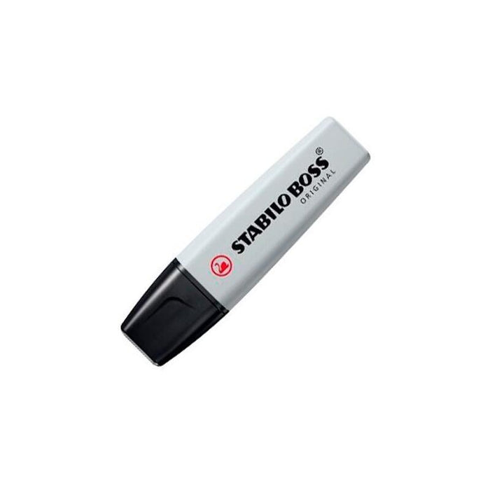 Pack De 10 Unidades Stabilo Boss Marcador Fluorescente Gris Polvoriento