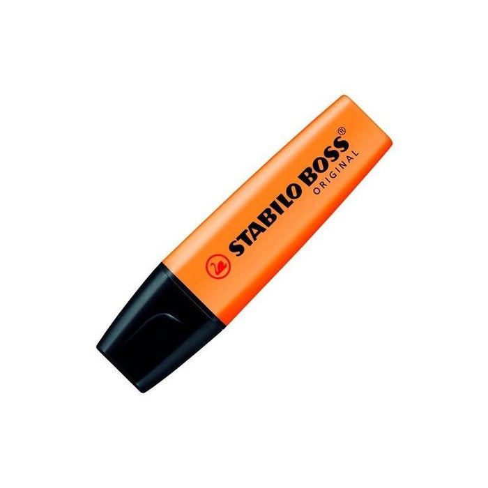 Pack De 10 Unidades Stabilo Marcador Fluorescente Boss Original Naranja