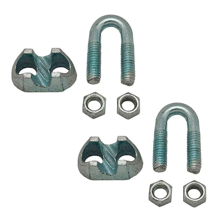Pack De 10 Unidades - Sujetacable Din-741 Sjt01, Acero Galvanizado, M5 1/4". 2 Unidades