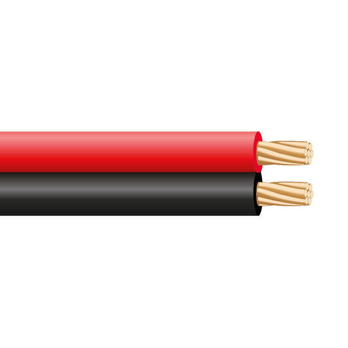 Pack De 100 Unidades - Paralelo 2x1,00mm Rojo Y Negro "Audio" 48v Lshz 100m