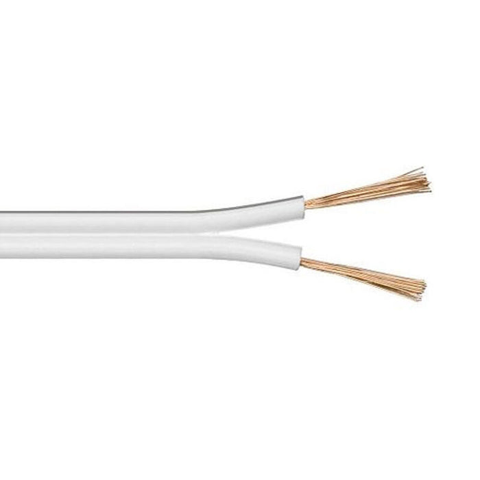 Pack De 100 Unidades - Paralelo Blanco Y Gris 2x1,50mm "Audio" Euro/M (Bobina Pequeña Ø200x80mm)