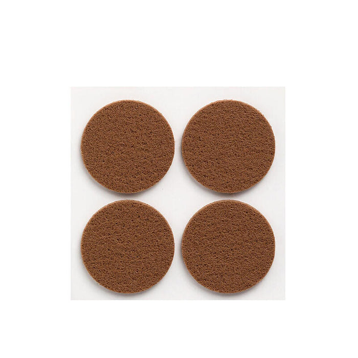 Pack De 11 Unidades - Pack 4 Fieltros Marron Sinteticos Adhesivos Ø38mm Plasfix Inofix
