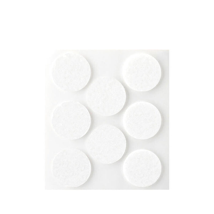 Pack De 11 Unidades - Pack 8 Fieltros Blancos Sinteticos Adhesivos Ø27mm Plasfix Inofix