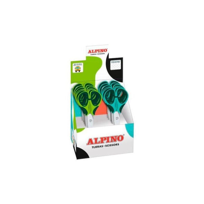 Pack De 12 Unidades Alpino Tijeras Escolares Colorfull C/Surtidos