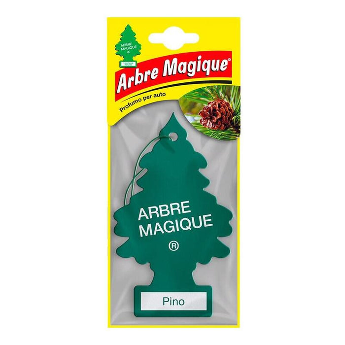 Pack De 12 Unidades - Ambientador De Coche, Modelo Árbol, Aroma Pino
