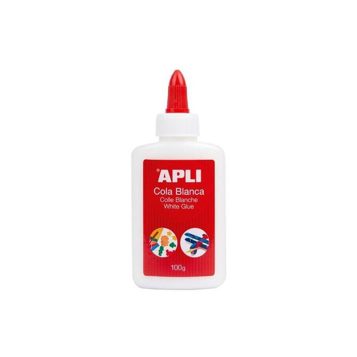 Pack De 12 Unidades Apli Cola Blanca Líquida Bote Con Aplicador 100gr