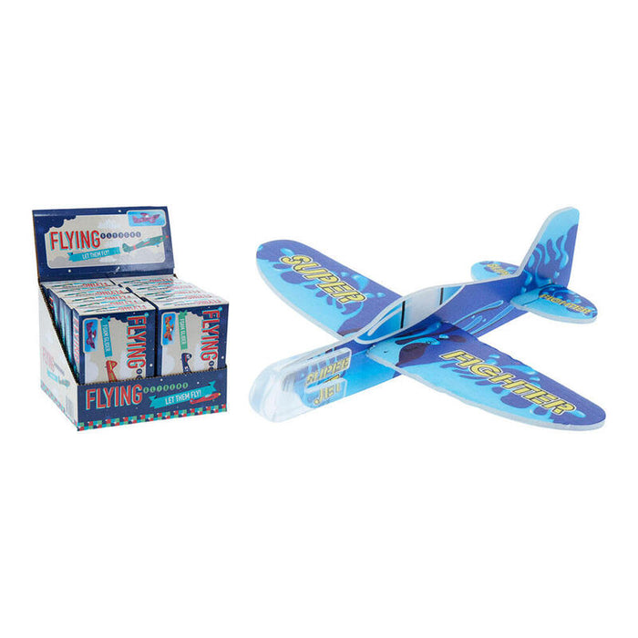 Pack De 12 Unidades - Avión Planeador De Espuma 9 X 6 X 2,5 Cm Colores Surtidos, 5 Uds