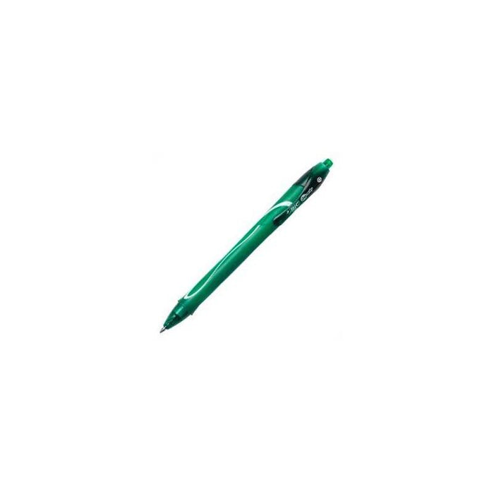 Pack De 12 Unidades Bic Bolígrafo Tinta De Gel Retráctil Gel-Ocity Quick Dry Verde
