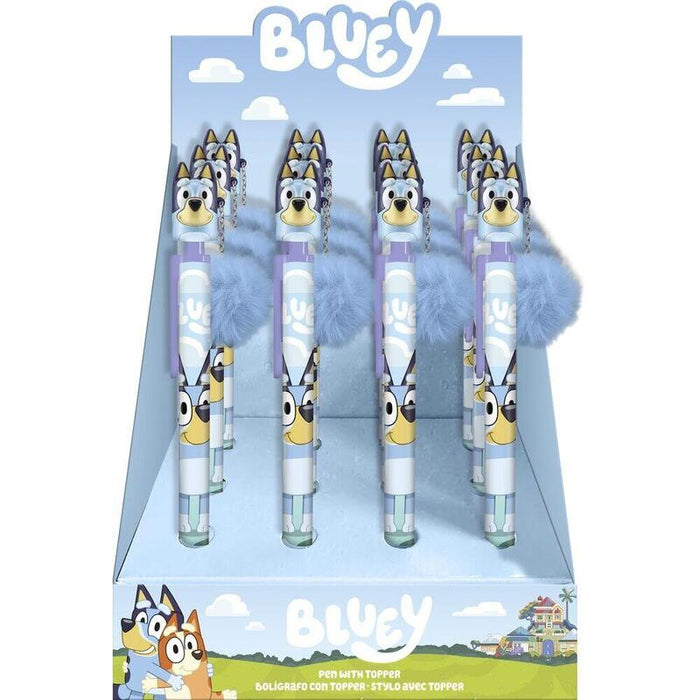Pack De 12 Unidades - Boligrafo Topper Bluey