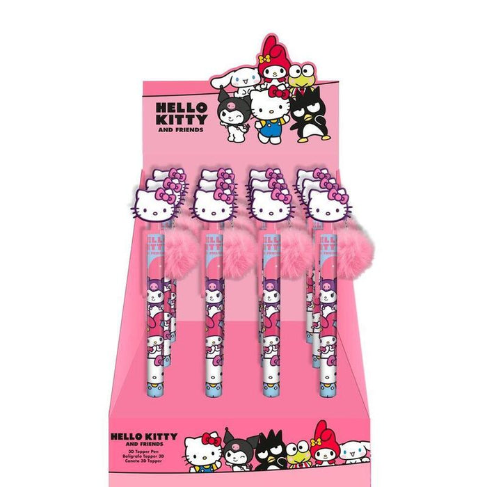 Pack De 12 Unidades - Boligrafo Topper Hello Kitty And Friends