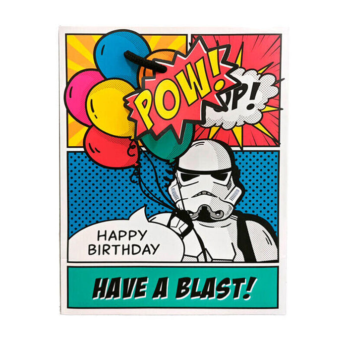 Pack De 12 Unidades - Bolsa Regalo The Original Stormtrooper Comic Strip Mediana Star Wars Surtido