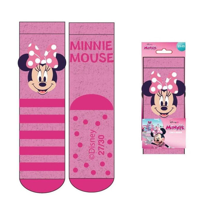 Pack De 12 Unidades - Calcetines Antideslizante Minnie Disney