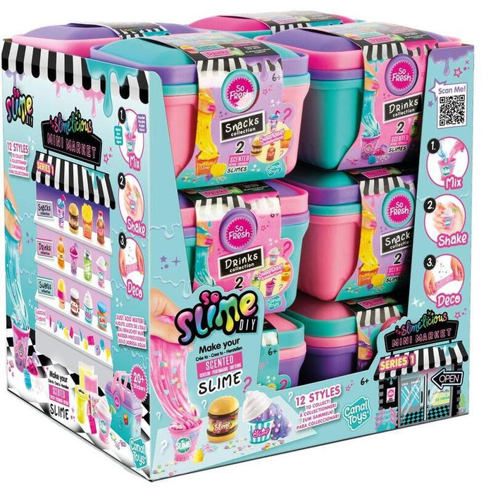 Pack De 12 Unidades - Cesta Comida Rapida Slime Diy Surtido
