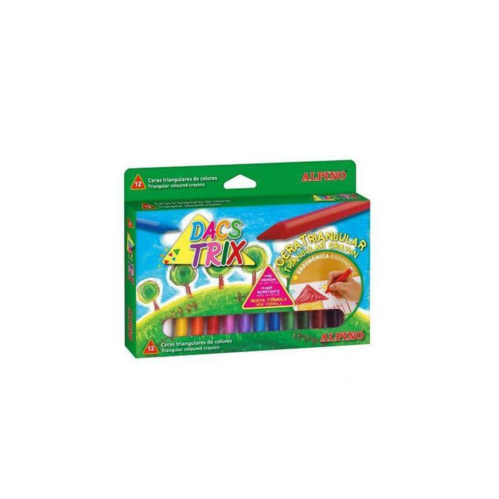 Pack De 12 Unidades Dacs Ceras Dacstrix 85mm Colores Surtidos Estuche 12 Ud