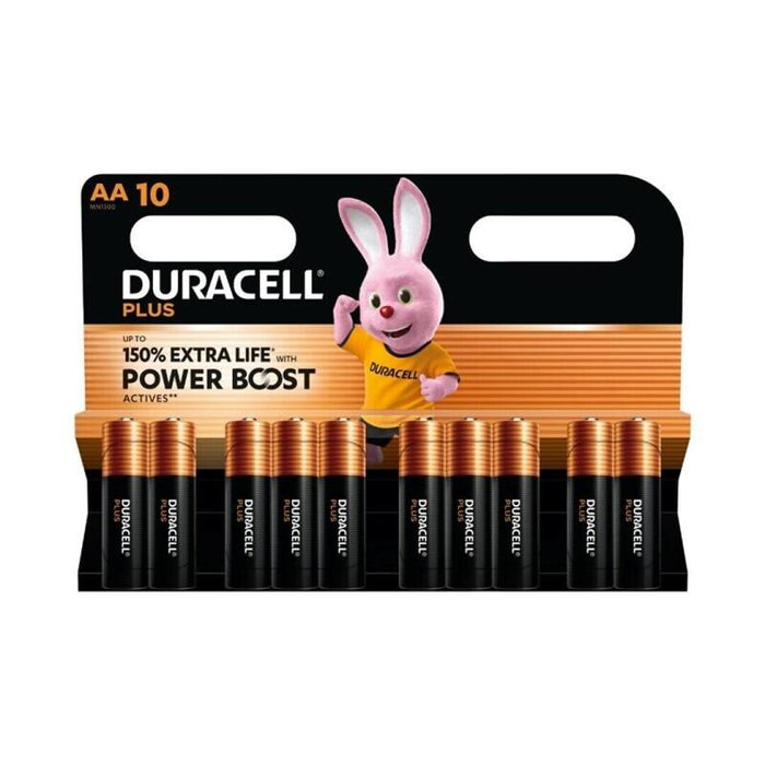 Pack De 12 Unidades Duracell Plus Power Boost Pila Alcalina Aa Lr6 Blister*10
