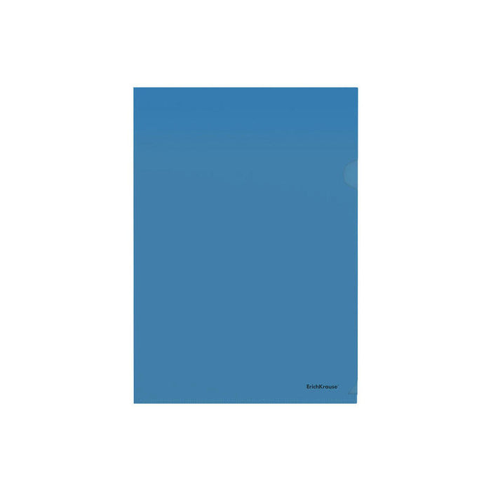 Pack De 12 Unidades Erichkrause Dossiers Uñero Fizzy Classic - A4 Semitransparente - Color Azul
