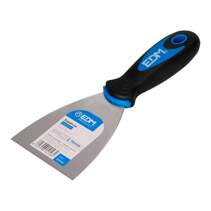Pack De 12 Unidades - Espatula Profesional Mango Caucho 75 Mm