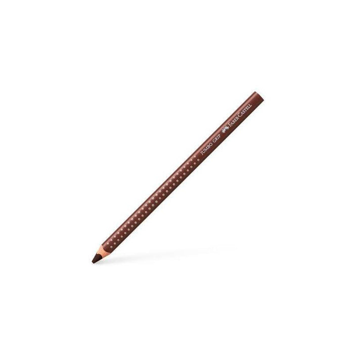Pack De 12 Unidades Faber Castell Lápices De Colores Jumbo Grip Marrón Van-Dyck