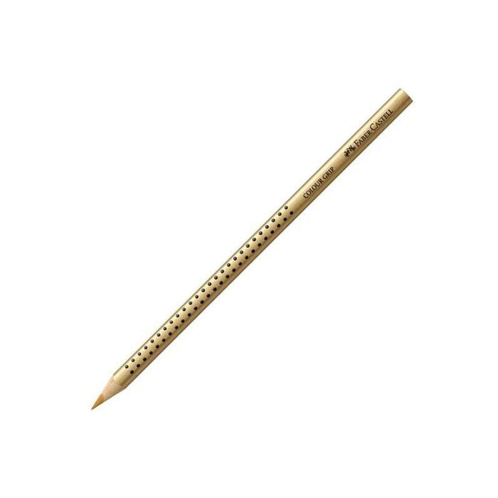 Pack De 12 Unidades Faber Castell Lápiz De Color Acuarelable Colour Grip Oro