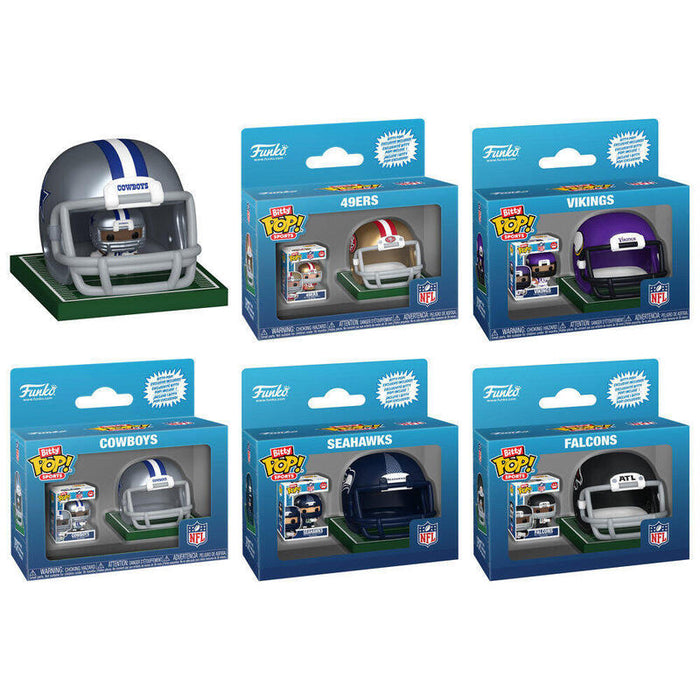 Pack De 12 Unidades - Figura Bitty Pop Sport Vikings Nfl Surtido