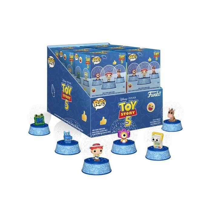 Pack De 12 Unidades - Figura Mystery Mini Bola De Nieve Disney Toy Story 5 Surtido