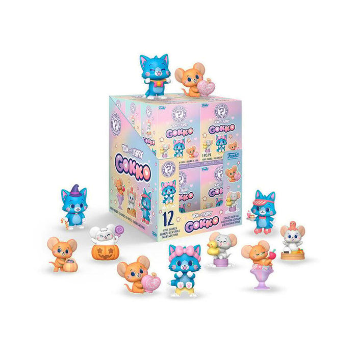 Pack De 12 Unidades - Figura Mystery Mini Tom & Jerry Gokko Surtido