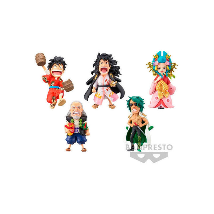 Pack De 12 Unidades - Figura Wanokuni Kanketsuhen World Collectable One Piece 7cm