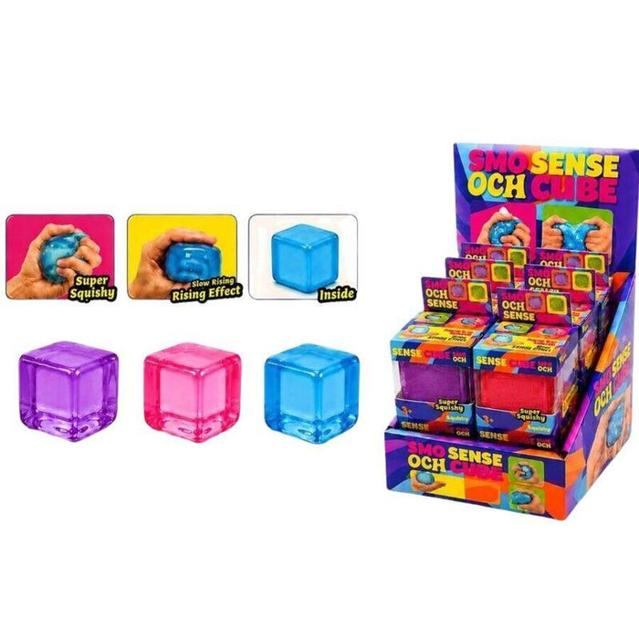 Pack De 12 Unidades - Juguete Antiestres Smo Sense Och Cube 5,5cm Surtido