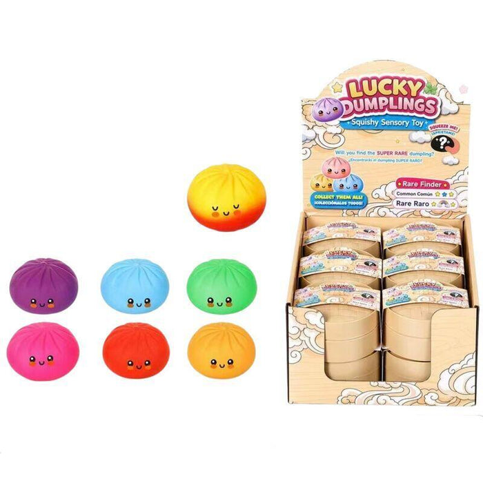 Pack De 12 Unidades - Juguete Antiestres Sorpresa Lucky Dumpling 8.5cm Surtido