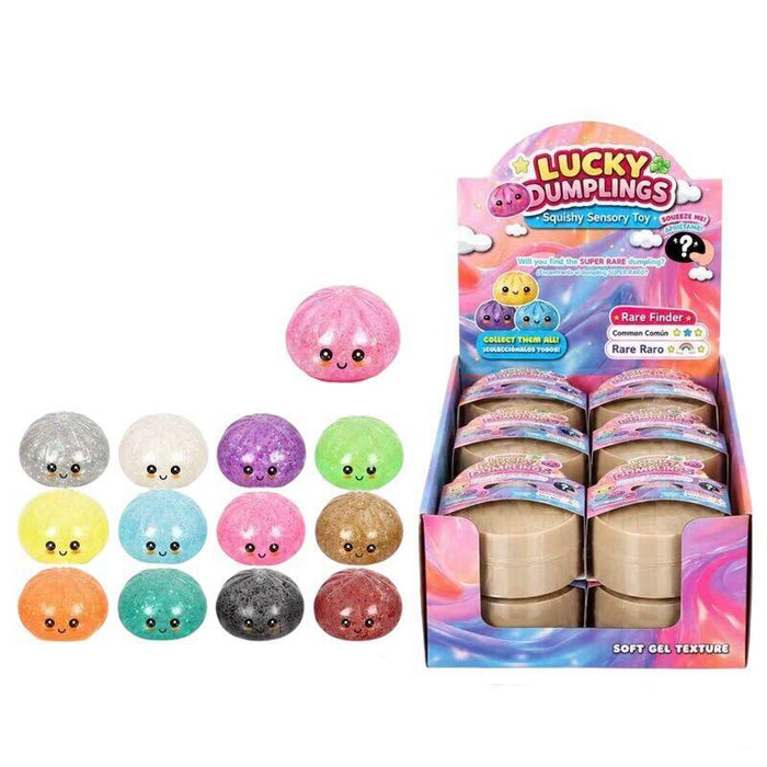 Pack De 12 Unidades - Juguete Antiestres Sorpresa Lucky Dumpling 8.5cm Surtido
