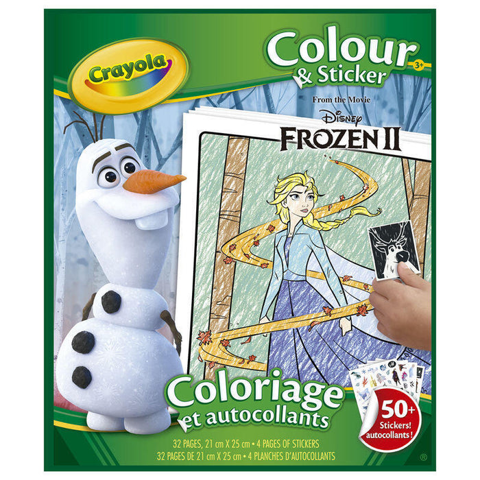 Pack De 12 Unidades - Libro Colorear & Pegatinas Frozen 2 Disney