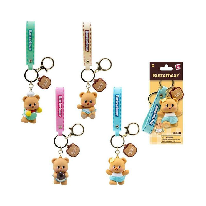 Pack De 12 Unidades - Llavero Figura Everyday Serie 1 Butterbear 5cm Surtido