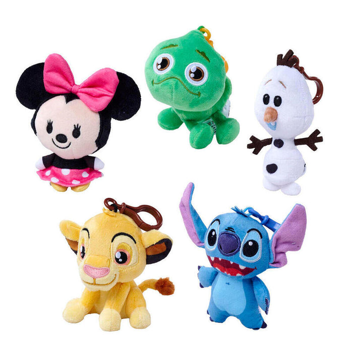 Pack De 12 Unidades Llavero Peluche Cutie Disney 10cm Surtido
