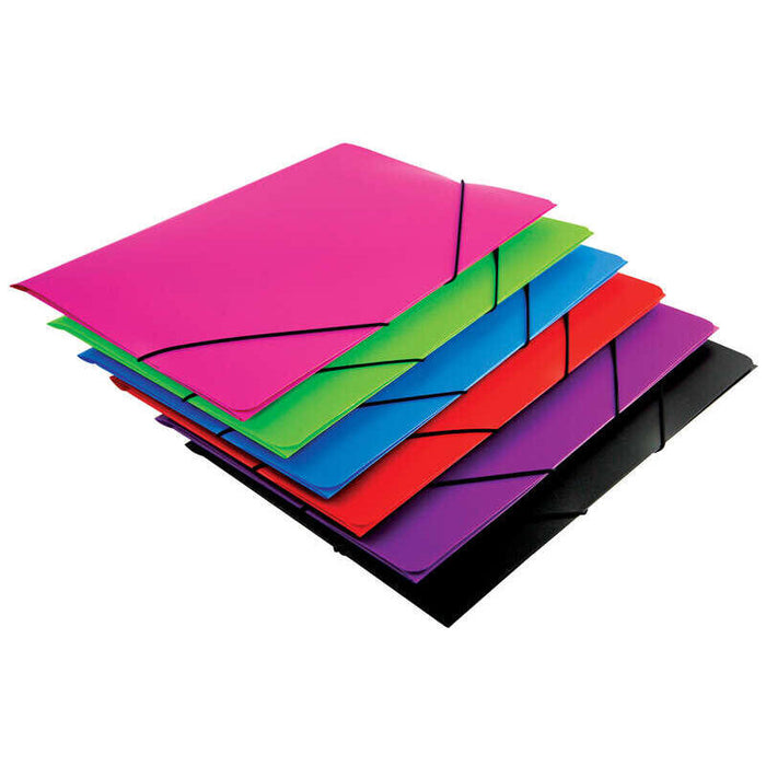 Pack De 12 Unidades Mariola Carpeta De Polipropileno Con Solapas 450 Micras - Formato Folio - Medidas 34x25cm - Cierre