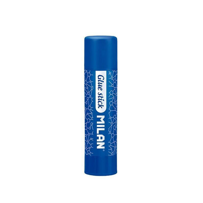 Pack De 12 Unidades Milan Barra De Pegamento Mediano - Cantidad 21gr - Sin Disolventes - Secado Rapido - Uso Escolar