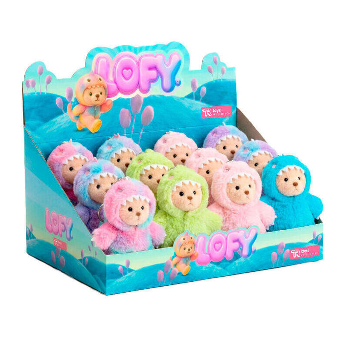 Pack De 12 Unidades - Muñeco Llavero Peluche Oso Lofy 17cm Surtido