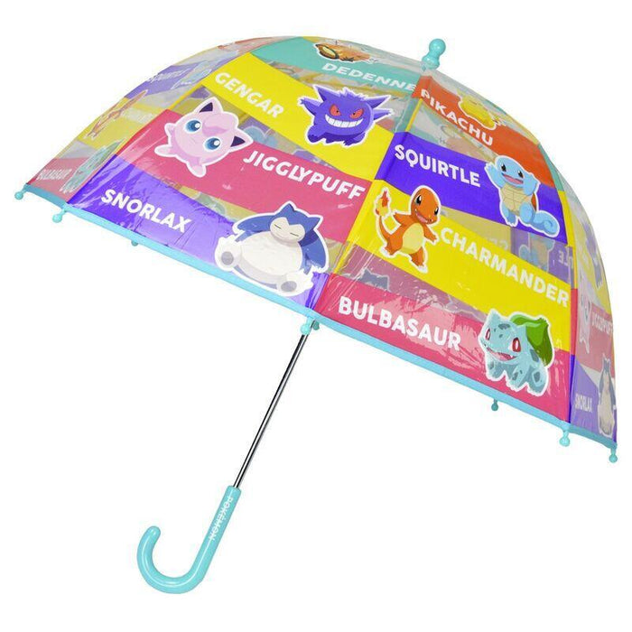 Pack De 12 Unidades - Paraguas Manual Transparente Pokemon 48cm