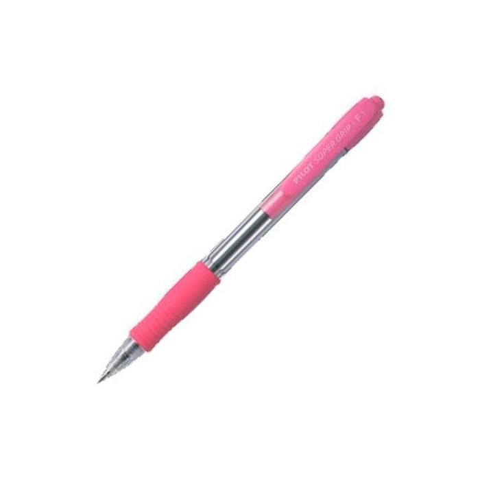 Pack De 12 Unidades Pilot Boligrafo Supergrip Rosa