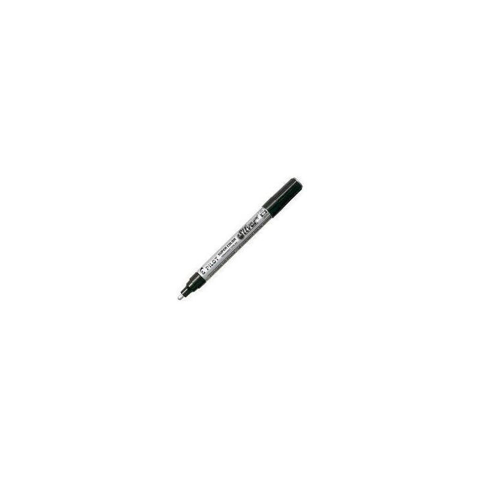Pack De 12 Unidades Pilot Marcador Permanente Desechable Plata Medio