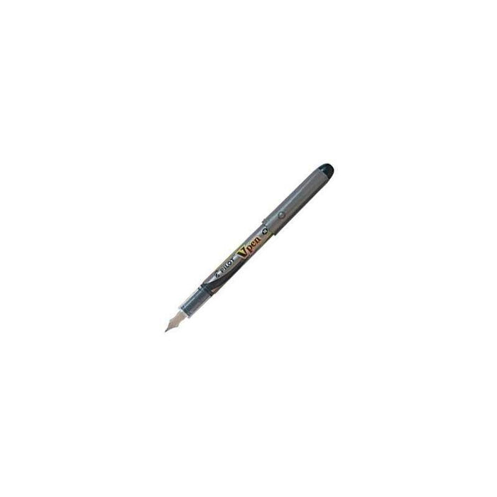 Pack De 12 Unidades Pilot Pluma Desechable Vpen Silver Negro
