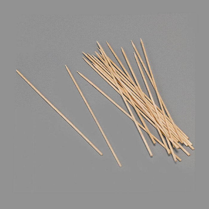 Pack De 12 Unidades - Pinchos De Madera Higiénicos 2 X 200 Mm, Blister 100 Uds