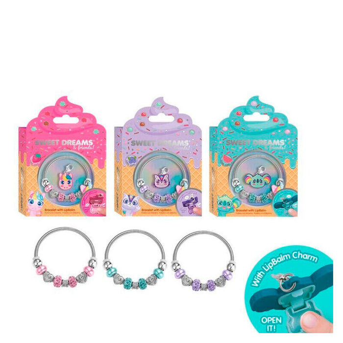 Pack De 12 Unidades - Pulsera Con Balsamo Labial Sweet Dreams & Friends Surtido