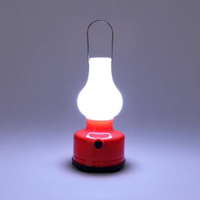 Pack De 12 Unidades - Quinqué Led Para Camping, 3 X Aa (No Incluidas), Colores Surtidos, 8 X 8 X 17 Cm